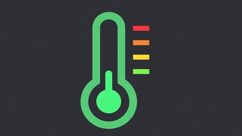 Temp Viewer menu in the menu bar